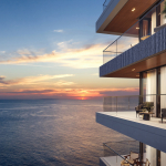 Ellington Cove balcony sunset view 1