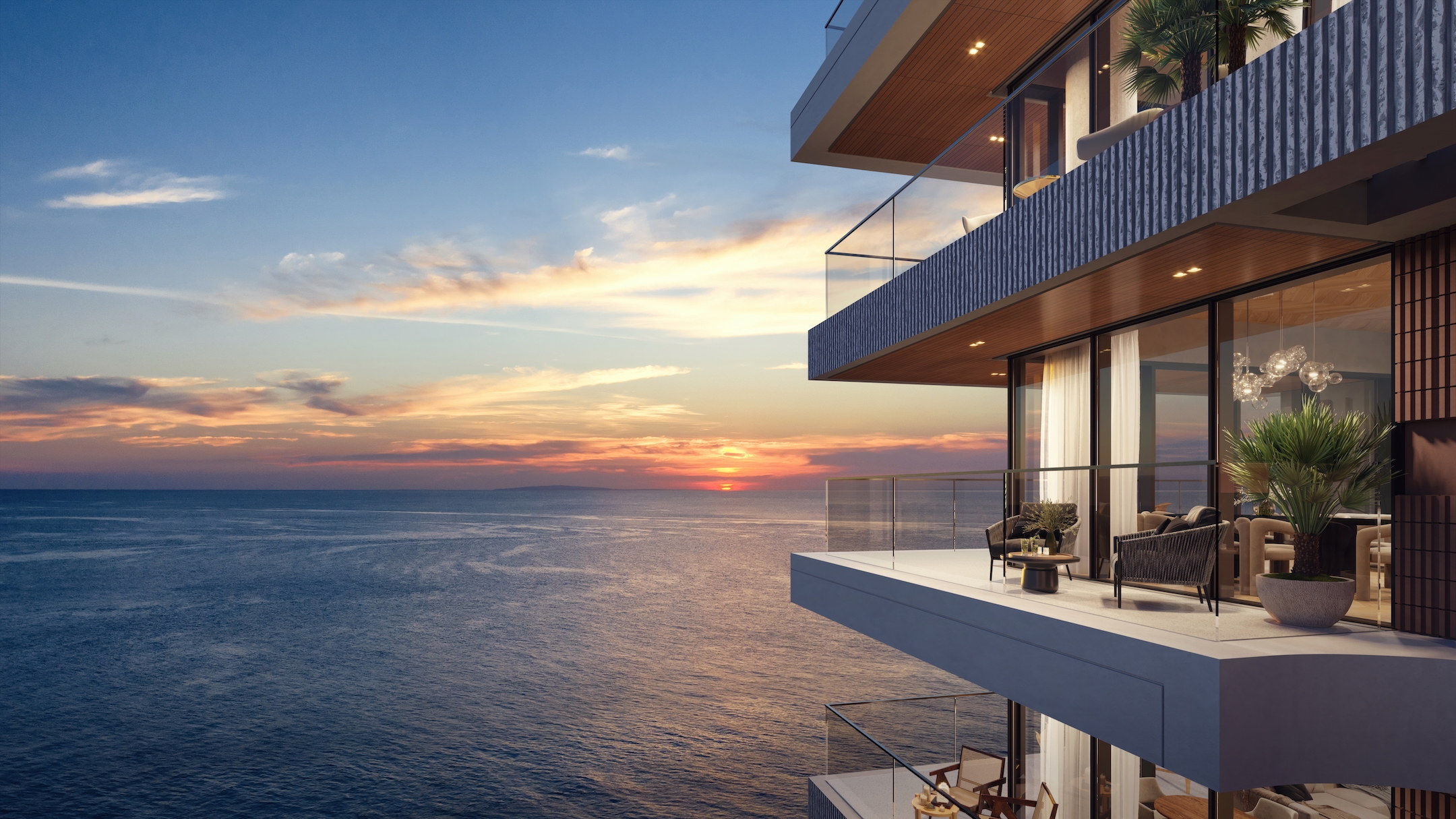 Ellington Cove – balcony – sunset view