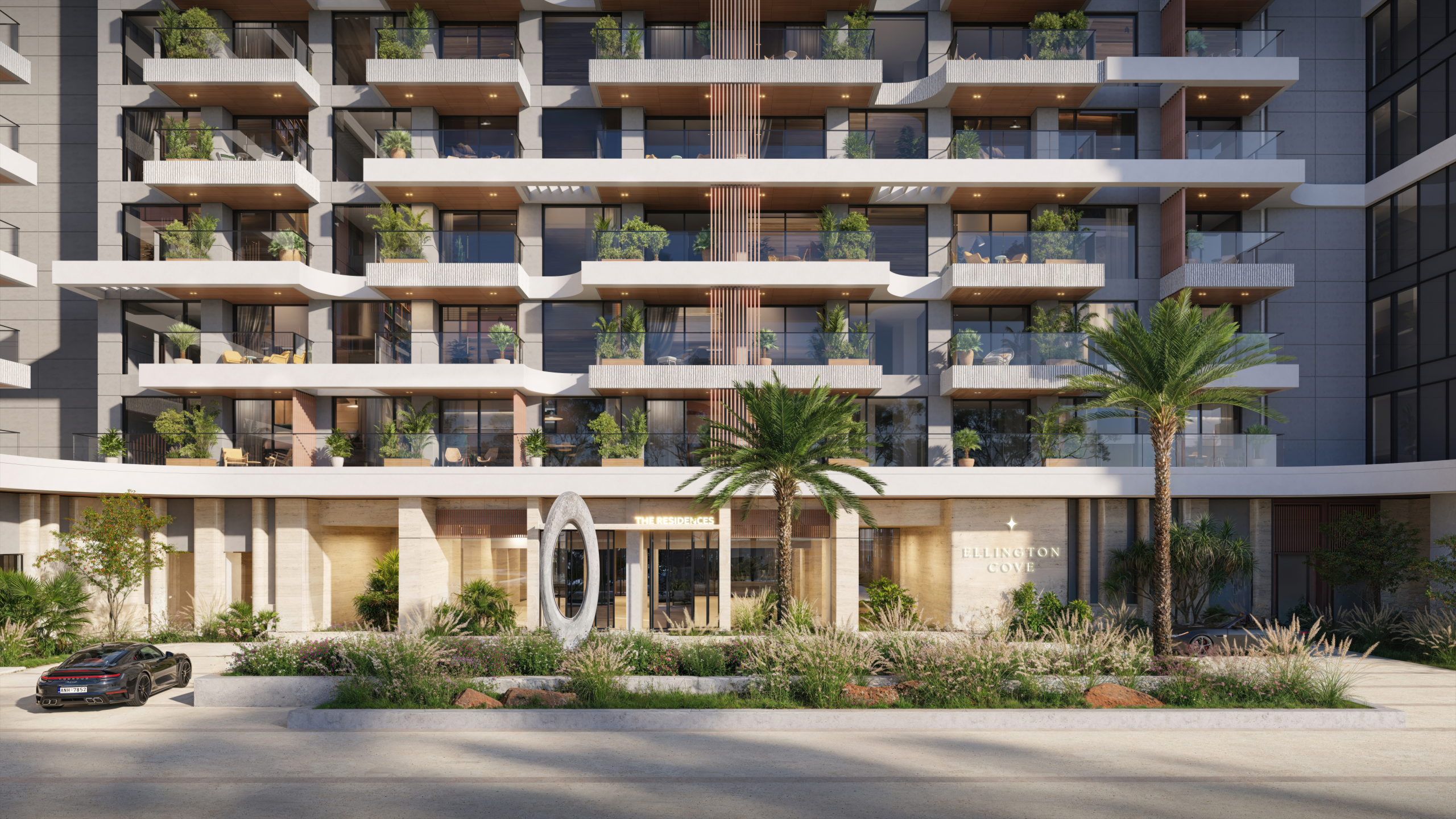 Ellington Cove – entrance